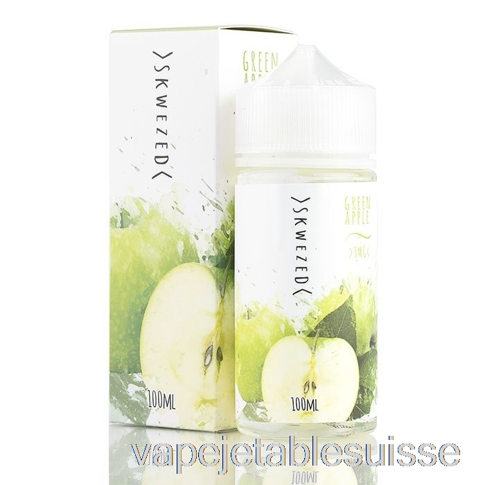 Vape Suisse Pomme Verte - E-liquide Skwezed - 100ml 6mg